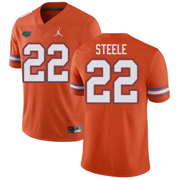 Jordan Brand Men #22 Chris Steele Florida Gators College Football Jerseys Orange